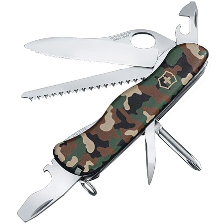Victorinox Taschenmesser Trailmaster (12 Funktionen, Einhand Feststellklinge, Holzsäge) camouflage