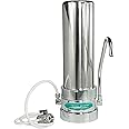 Smart Countertop Water Filter System | Crystal Quest (Single, Stainless Steel)