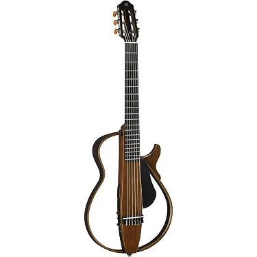 Amazon.com: Yamaha SLG200N NT Nylon String Silent Guitar with Hard