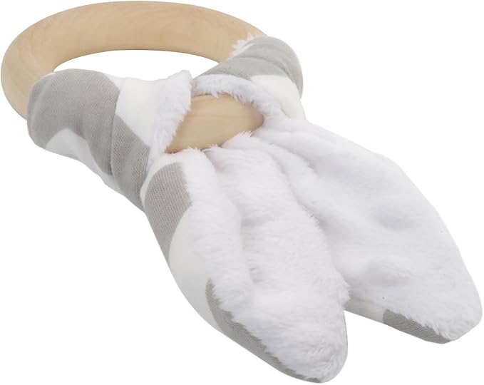 Jouet En Bois Pour Bebe Lot De 2 Kindsgut Anneau De Dentition En Bois Avec Nœud En Coton Gris Noir Bebe Puericulture Anneaux De Dentition Vijaysweets Com