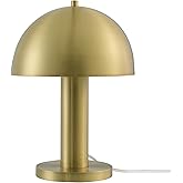 Globe Novogratz x Electric 65856 Olivia 12" Table Lamp, Matte Brass