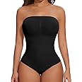 SHAPERIN Strapless Shapewear Women Tummy Control Bodysuit Seamless One Piece Body Suit Shaper Tube Tops Sexy Leotard