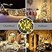 Joomer Battery Christmas Lights, 66ft 200LED Fairy Lights Battery Operated Timer 8 Modes Waterproof for Outdoor Home Garden Party Holiday Christmas Trees Decoration (Warm White)