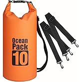 Orvifuly Dry Bag Waterproof Backpack 5L/10L/20L/30L Roll Top Waterproof Bag,Floating Dry bags for Kayaking,Swimming,Boating,Camping,Beach.