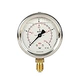 Pressure Gauge, EN837-1 213.50.100 100mm All-Steel