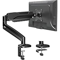 MOUNTUP Single Monitor Desk Mount, Adjustable Gas Spring Monitor Arm Support Max 32 Inch Screen, Computer Monitors Stand with