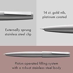 Lamy 2000 silver - elegant fountain pen in a