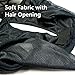 Cube Tech Horse Fly Mask with Ears Nose and Hair Opening- Good Vision Soft and Breathable, All Around Barn, Stable, Pasture, Trail Riding Fly and Sun Protection Fly Masks (Horse, Black)