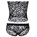 Sexy Lace Lingerie Sleepwear Bodysuit bra Panty Set Ideal Gift Panties for Mate