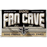 New Orleans Saints Fan Man Cave Banner Flag