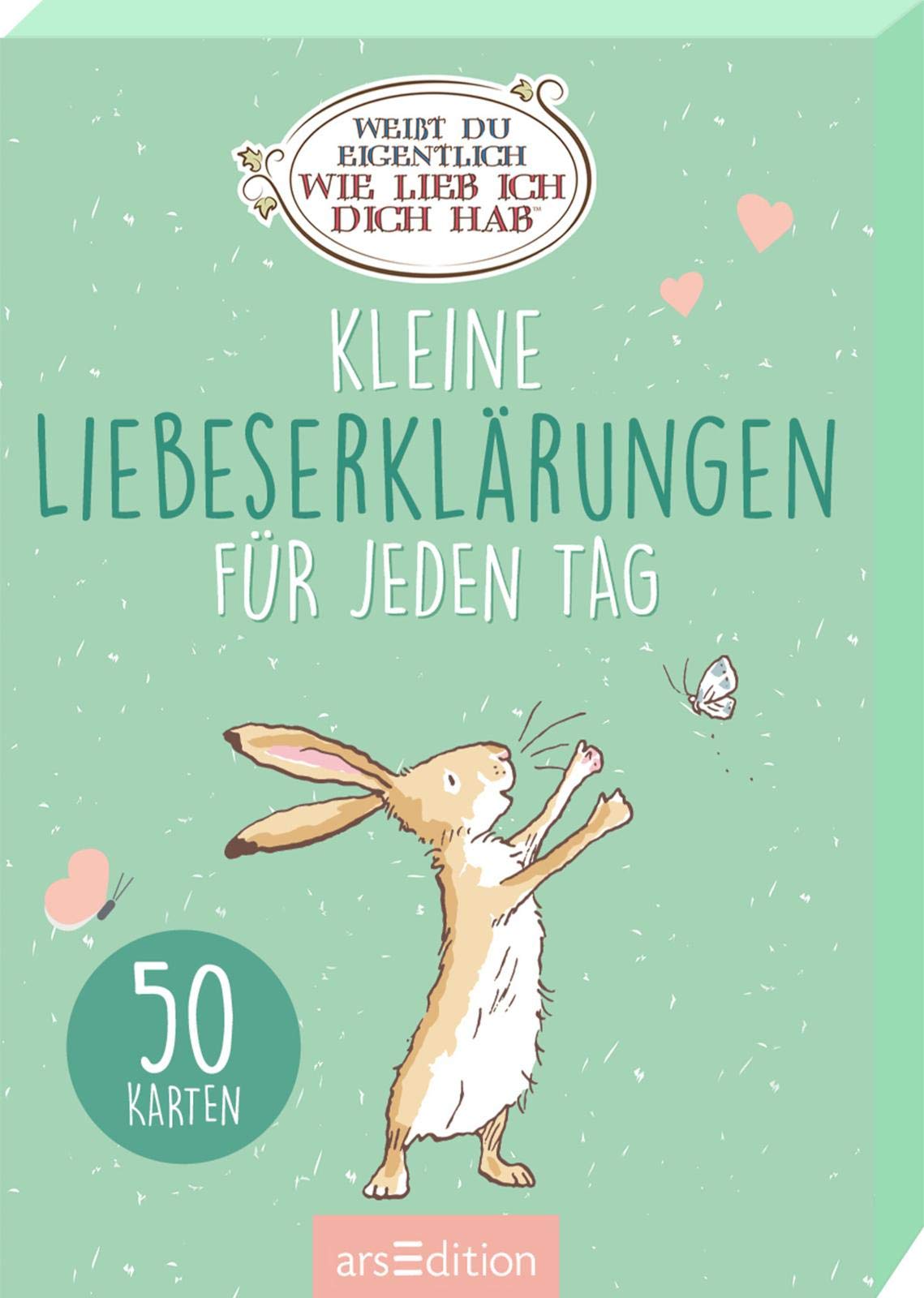 Weisst Du Eigentlich Wie Lieb Ich Dich Hab Kleine Liebeserklarungen Fur Jeden Tag Kartenbox Mit 50 Kartchen Mcbratney Sam Jeram Anita Amazon De Bucher