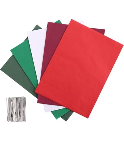 Horaldaily 24 Christmas Paper Bags Bulk Gift With Handles Wrapping Xmas Holiday Presents(6 Jumbo