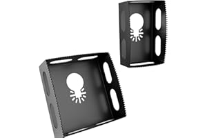 FYIHBUK Upgrade Square Slot Cutter,Stainless Steel Drywall Outlet Cutter Compatible with Dewalt & Milwaukee Oscillating Multi-Tools, One Step Electrical Box Cutter for Sheetrock and Drywall-Set