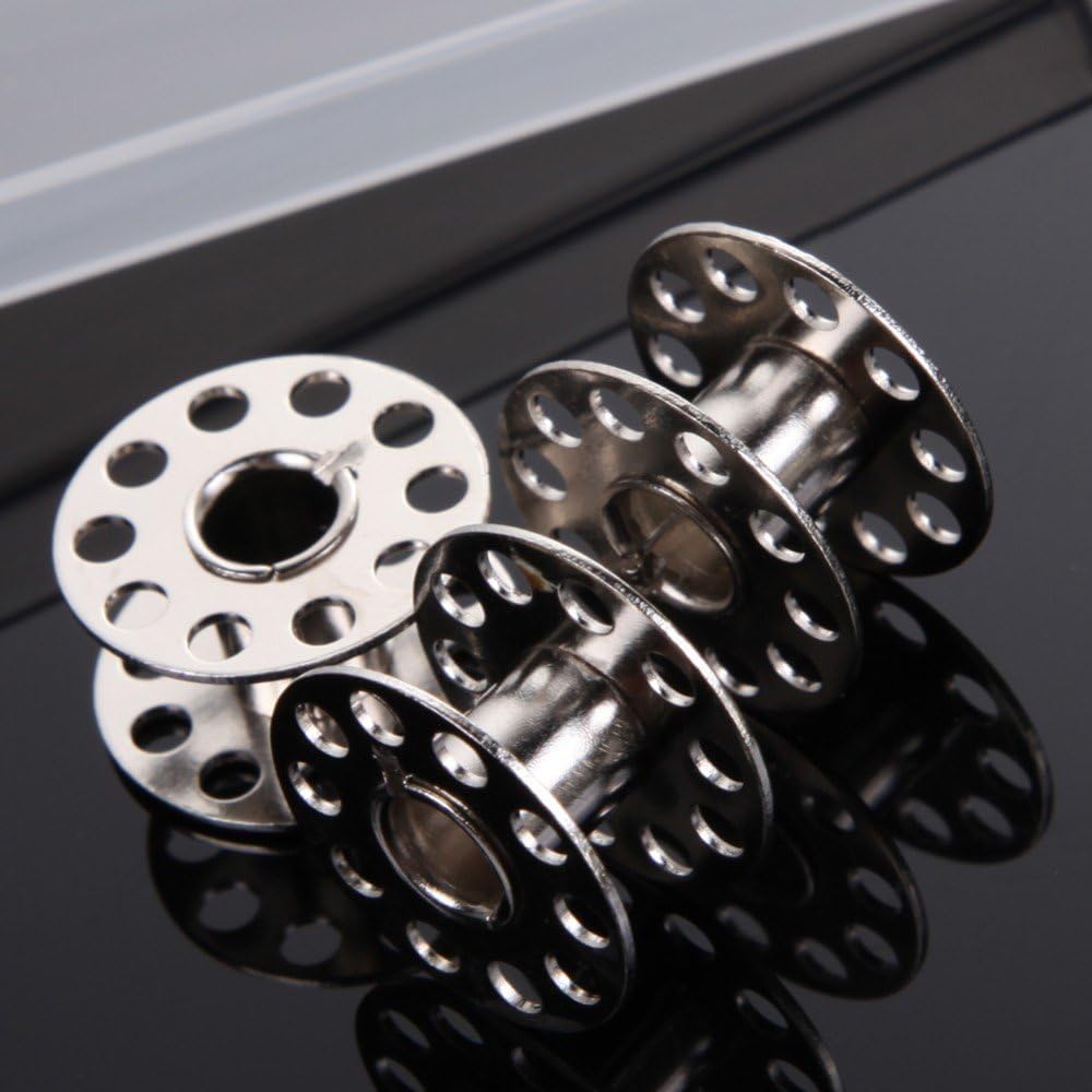 JZK 25 Metal Bobbin Spool with case for Standard Household Sewing Machine Brother Singer Bernina Elna Babylock Kenmore Juki - Image 4