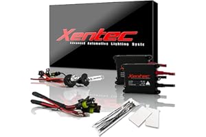 Xentec H3 8000K HID xenon bulb x 1 pair bundle with 2 x 35W Digital Slim Ballast (Light Blue)