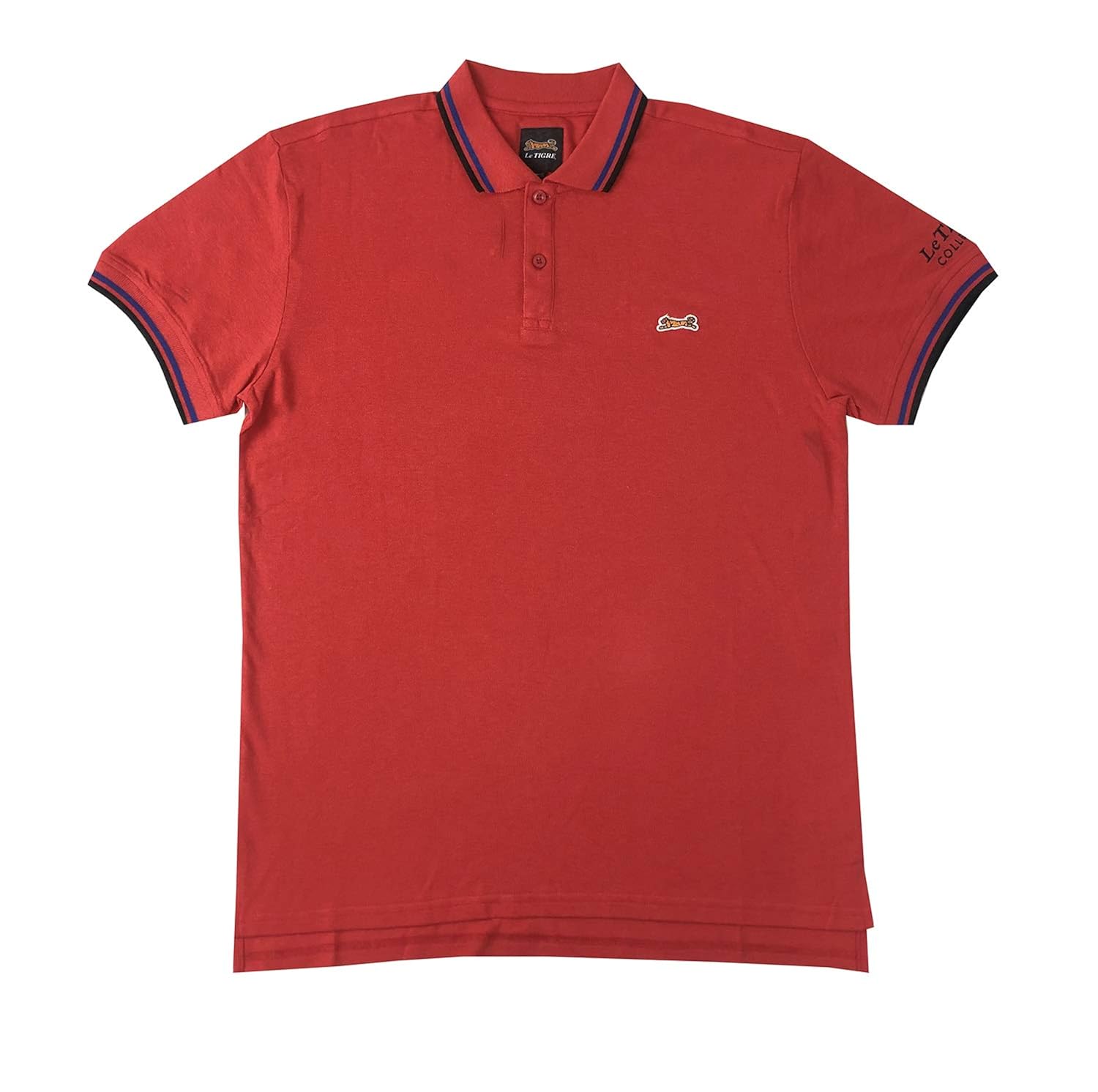 Buy Le TIGRE Men's Classic Fit Short Sleeve Polo Shirt (Red, Medium) at Amazon.in