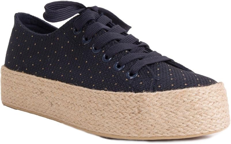 Basket plateforme bleu marine Clearance