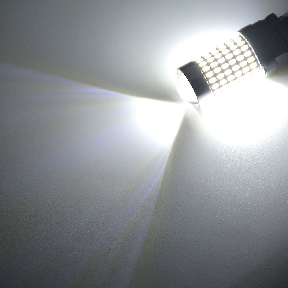 YITAMOTOR 3157 3057 3156 LED Bulb White for Reverse/Backup DRL Light, 12v-24v, 4157 3157a 3047 3457 4110 LED Replacement Bulb for Car Truck, 1400 Lumens, 144-EX Chipsets, 2-Pack