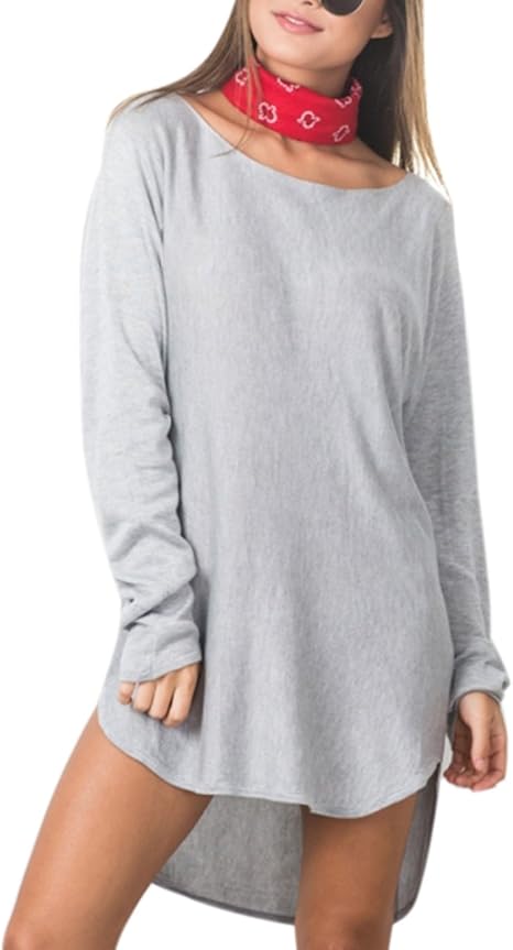 tee shirt femme long derriere