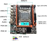 CIWEI X99H Motherboard E5 2673 V3 CPU 4x4G DDR3 RAM LGA2011-V3 ECC M.2 NVME view 4