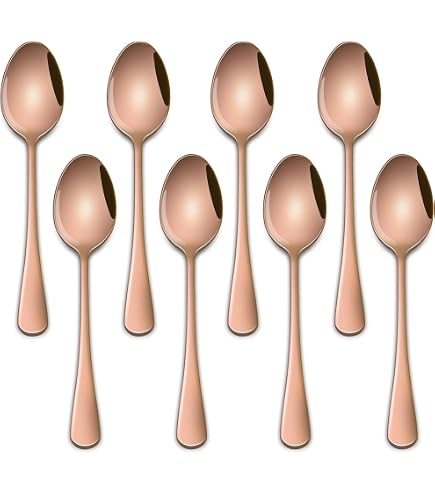 HaWare 12-Pieces Teaspoons Coffee Spoons, 5.3 Inches Stainless Steel Demitasse