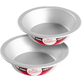 Fat Daddio's PIE-6SET Anodized Aluminum Pie Pan, 6 x 1.5 Inch, Set of 2