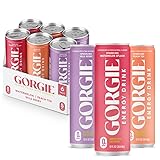 GORGIE Sugar Free Natural Energy Drinks, Sparkling