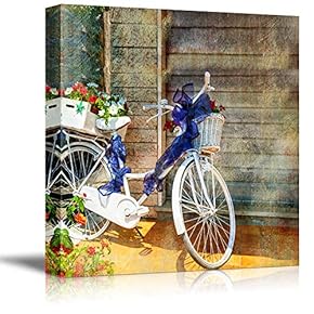 Astonishing Piece of Art With a Professional Touch Painting Bike Artwork for Home Framed