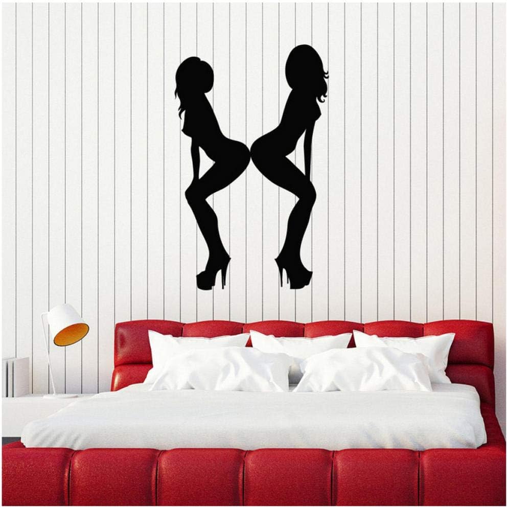 Wandaufkleber Vinyl Wandtattoo Silhouette Sexy Frauen Erwachsene