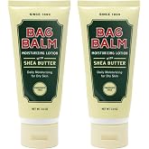 Bag Balm Vermont's Original Hand &amp; Body Dry Skin Lotion with Shea Butter and Jojoba, Daily Hand Lotion for Dry Hands - Fragrance-Free, Non-Greasy Hand Moisturizer, Tube - 3oz, 2 Pack