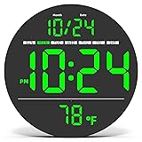 Digital Wall Clock with Large LED