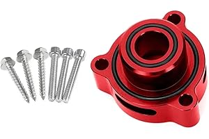 BOV Blow Off Valve Adapter For 2.7 2019-2023 Turbo Chevy Silverado CT4 Sierra (Red)
