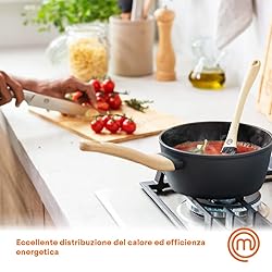 MasterChef Non Stick Saucepan for Induction Hobs
