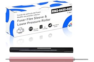 RM2-6418-000CN RM2-6435-000 Fuser Fixing Film Sleeve + Lower Pressure Roller Compatible for HP M452dn, M452dw, M452nw, M377dw