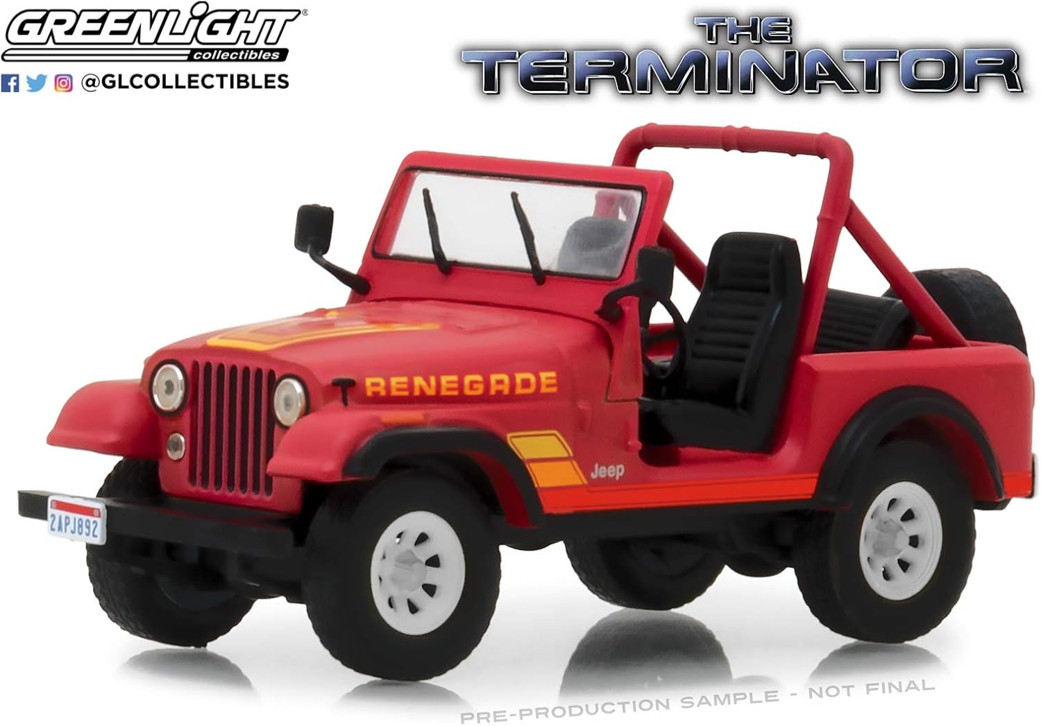GREENLIGHT Collectibles 86533 Miniature Collectible Car, Red - Image 3
