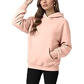 YARBCEN Womens Hooded Hoodies Sweatshirts - Long Sleeve Crewneck Sweaters With Pocket 2026 Fashion Spring Oversized Clothes