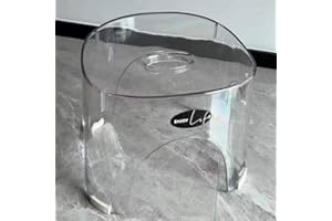 Shower Benches for Inside Shower Acrylic Foot Rest for Shaving Legs Waterproof Clear Small Corner Bathroom Shower Stool Showe