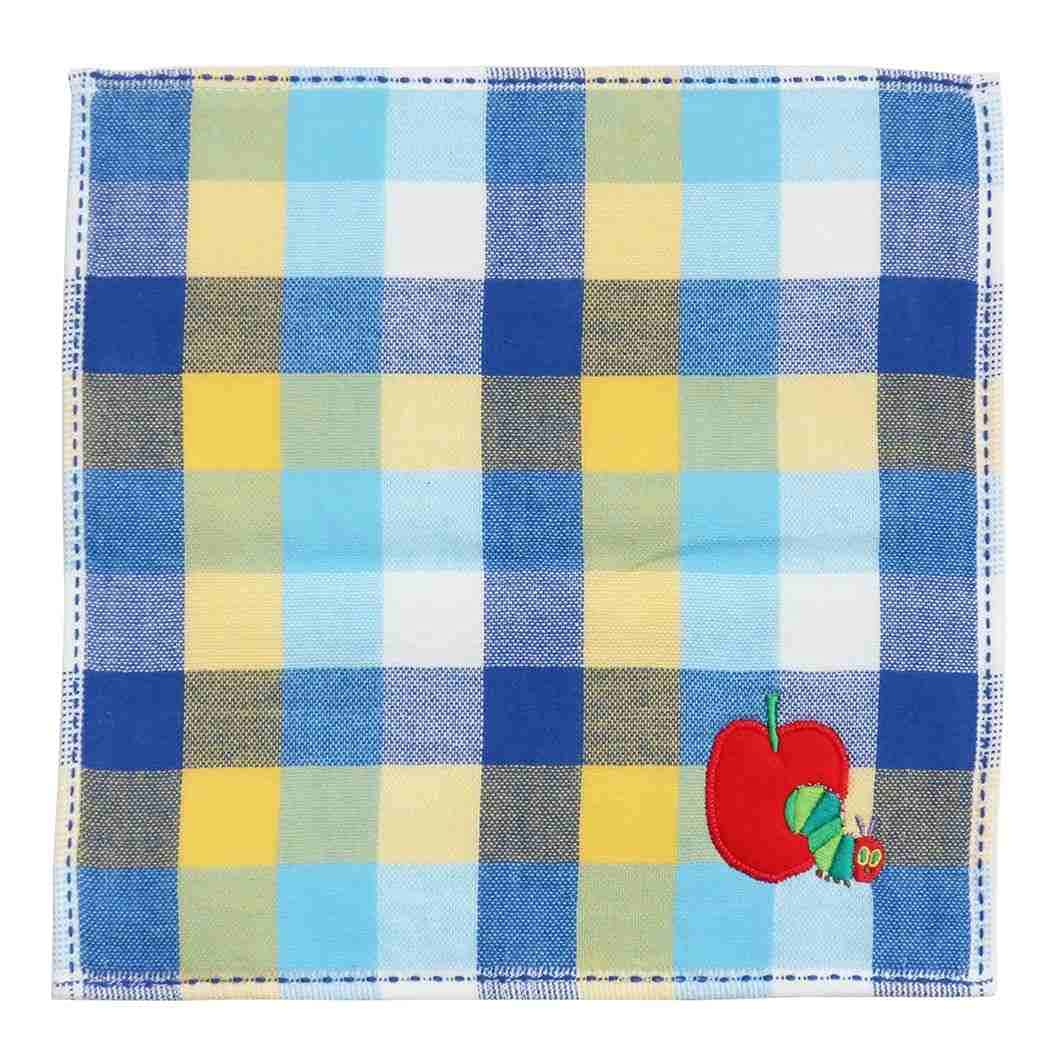 林(Hayashi) ミニタオル 約25×25cm はらぺこあおむし ガーゼパイル チェック PL409000商品画像