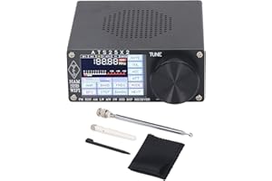 Radio Scanners Receivers, ATS25X2 DSP Multi Band Radio Receiver Digital FM MW SSB Shortwave Receiver with Aluminium Alloy Cas