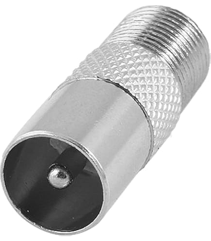 Fancasee FM-Antenne 75 Ohm – Universeller Innenantenne Mit 5 Adaptern Für Stereo-Receiver & AV-Geräte