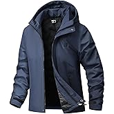 BANTREK Men's Winter Ski Jacket Water Resistant Warm Snow Coat Windproof Insulated Snowboard Rain Jackets with Hood