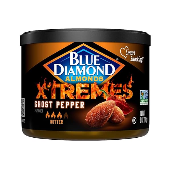BLUE DIAMOND ALMONDS XTREMES GHOST PEPPER FLAVORED SNACK...