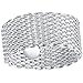 LWLH Jewelry Womens 925 Sterling Silver Plated Fashion Weave Braided Mesh Korean Style Ring Wedding Band