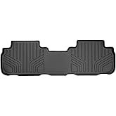 SMARTLINER Custom Fit Floor Mats 2nd Row Liner for 2008-2013 Toyota Highlander