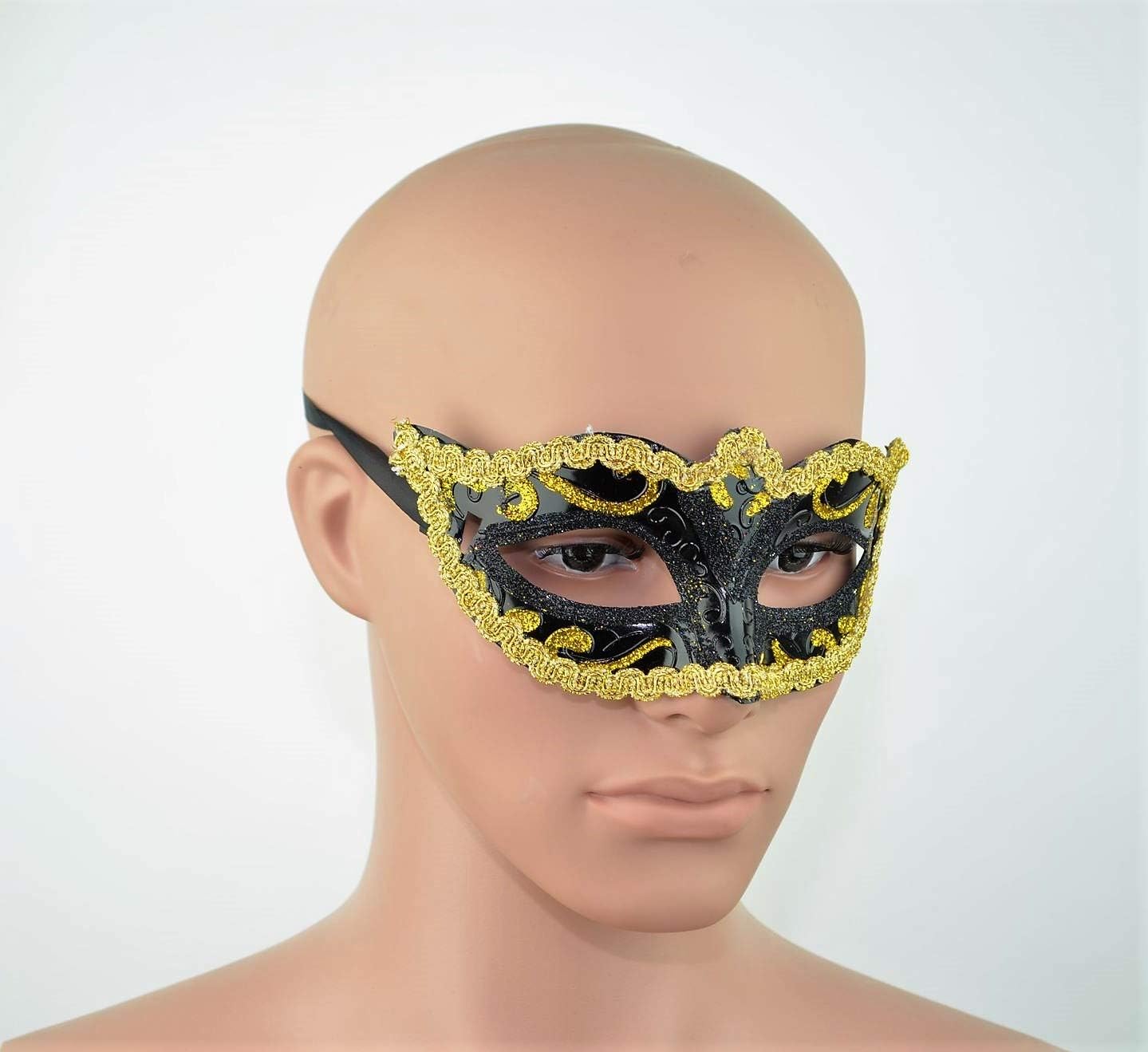 SHATCHI Venetian Masquerade Lace Mask Carnival Eye Masks Halloween Ball Party Prom Carnival For Man Ladies Fancy Dress