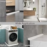 Zayejod 3m Black Silicone Shower Threshold Water Barrier Seal Strip 2.5cm view 7