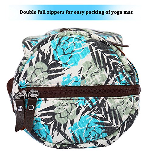 image for Heathyoga Yoga Mat Bag Full-Zip Exercise Yoga Mat Carry Bag - Mufti-Fu