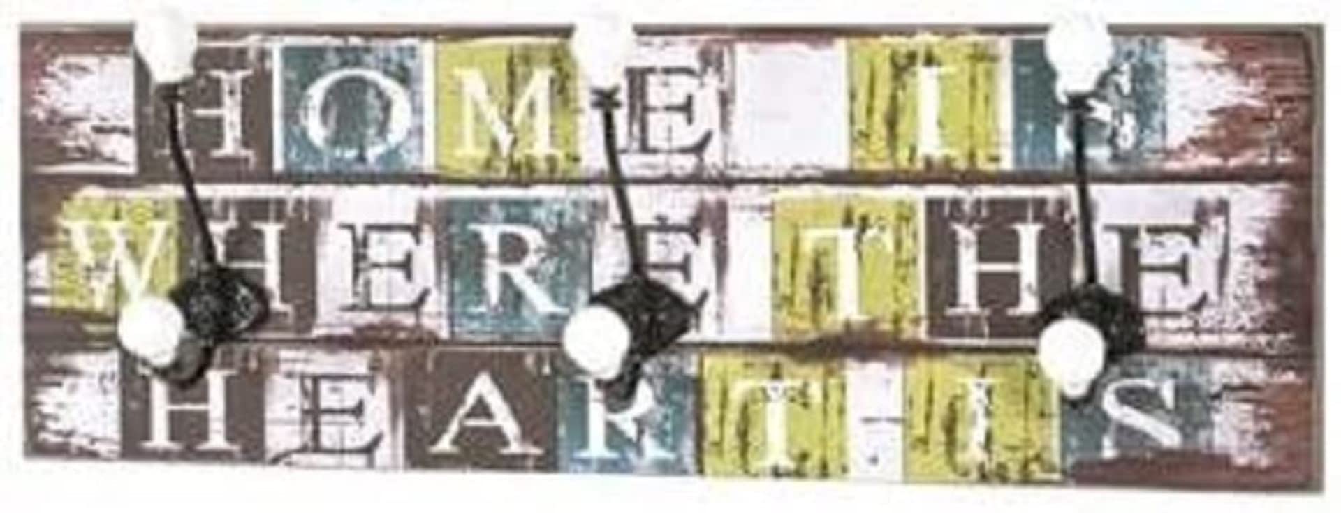 HAKU Wardrobe Motif, Black, Pottery, MDF, Metal - Dim.: W 60 cm X H 20 cm X D 12 cm, Style: Industrial