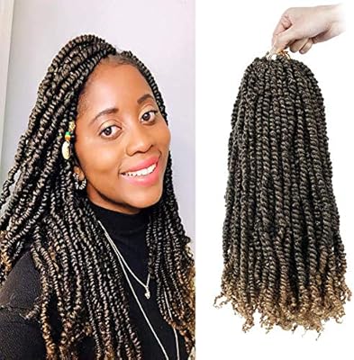 Bomb Twist Pre Twisted Passion Twist Crochet Hair Pre Looped Passion Twist Crochet Braids Hairstyles For Black Women Natural Black 6packs 18inch Long Bohemian Synthetic Hai Pre Twisted 6pack T1b 27 binge
