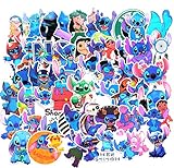 A Sticker Shop 52pcs Stitch Movie Show Creative DIY Stickers Funny Decorative Cartoon for Cartoon PC Luggage Computer Notebook Phone Home Wall Garden Window Snowboard
